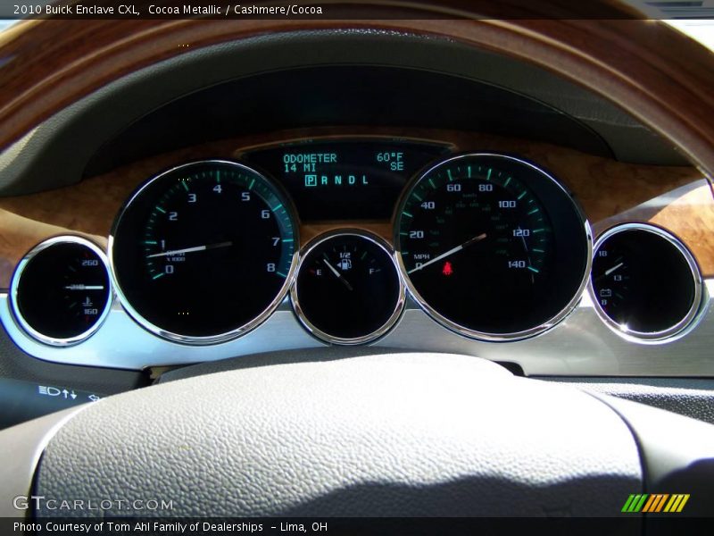 Cocoa Metallic / Cashmere/Cocoa 2010 Buick Enclave CXL
