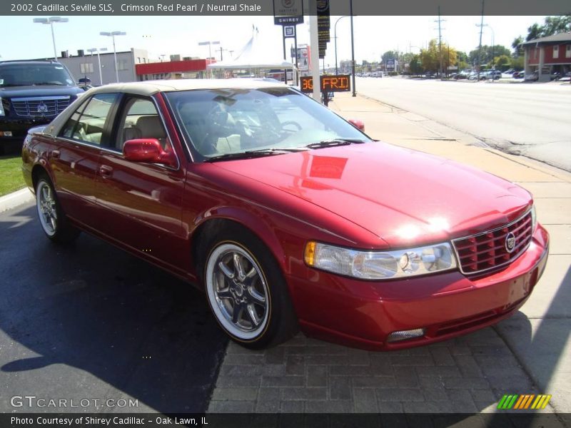 Crimson Red Pearl / Neutral Shale 2002 Cadillac Seville SLS