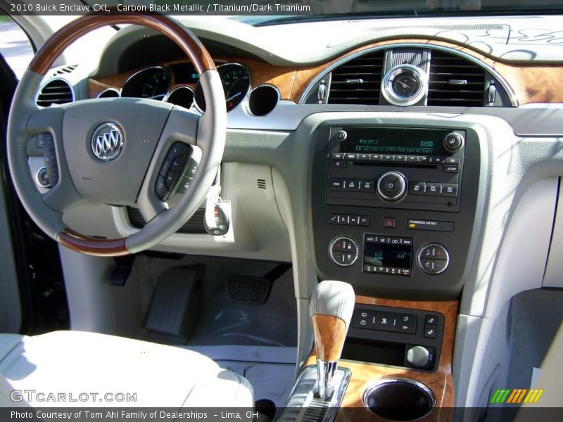 Carbon Black Metallic / Titanium/Dark Titanium 2010 Buick Enclave CXL