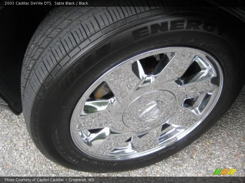 Sable Black / Black 2003 Cadillac DeVille DTS