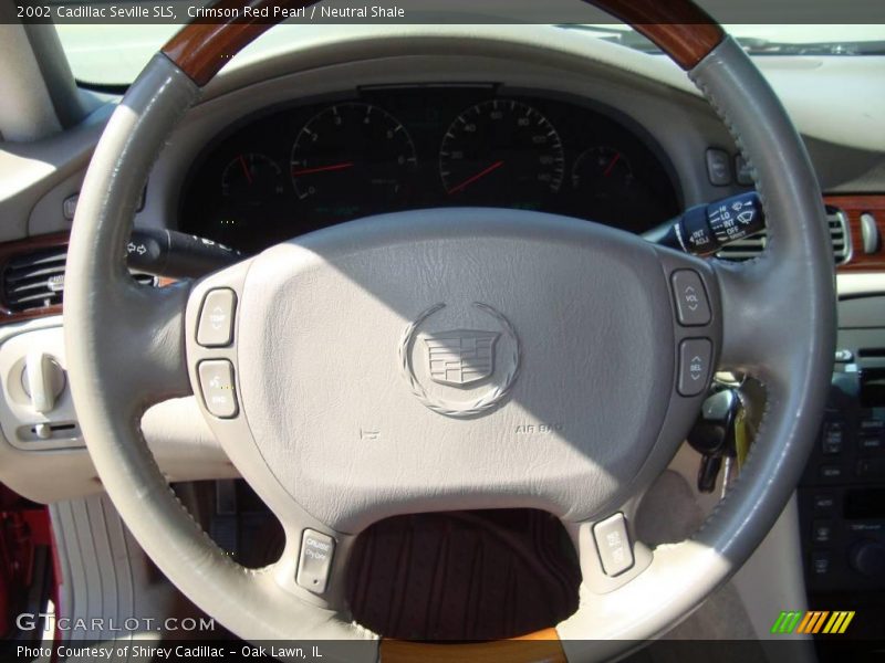 Crimson Red Pearl / Neutral Shale 2002 Cadillac Seville SLS
