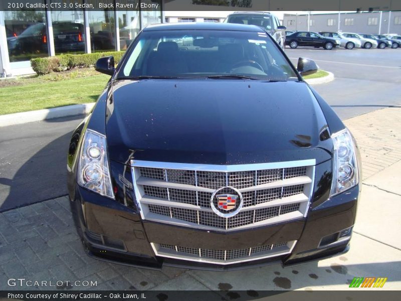 Black Raven / Ebony 2010 Cadillac CTS 3.0 Sedan