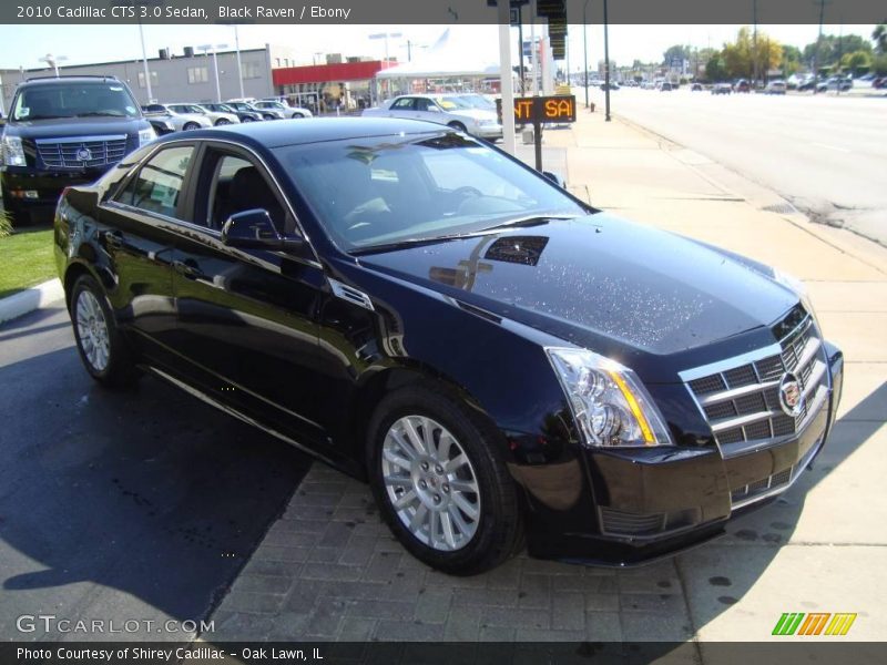 Black Raven / Ebony 2010 Cadillac CTS 3.0 Sedan