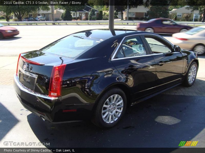 Black Raven / Ebony 2010 Cadillac CTS 3.0 Sedan