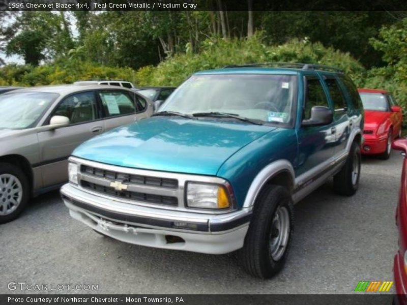 Teal Green Metallic / Medium Gray 1996 Chevrolet Blazer 4x4