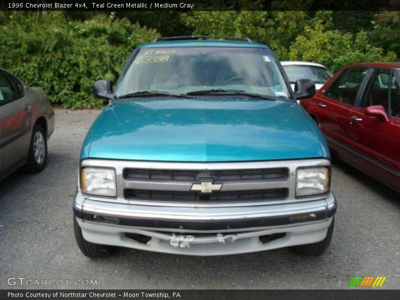 Teal Green Metallic / Medium Gray 1996 Chevrolet Blazer 4x4