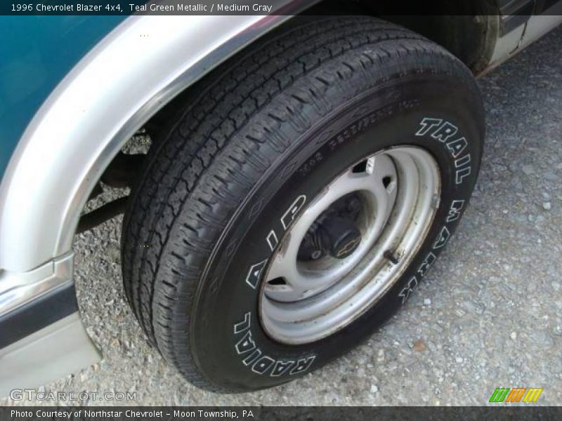 Teal Green Metallic / Medium Gray 1996 Chevrolet Blazer 4x4