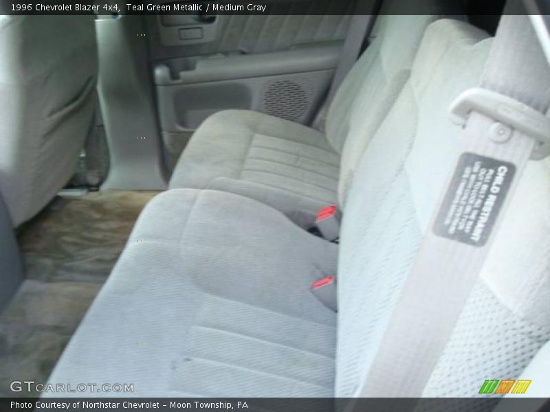 Teal Green Metallic / Medium Gray 1996 Chevrolet Blazer 4x4