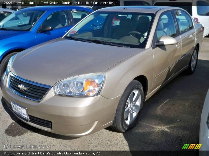 Sandstone Metallic / Cashmere Beige 2006 Chevrolet Malibu LT V6 Sedan