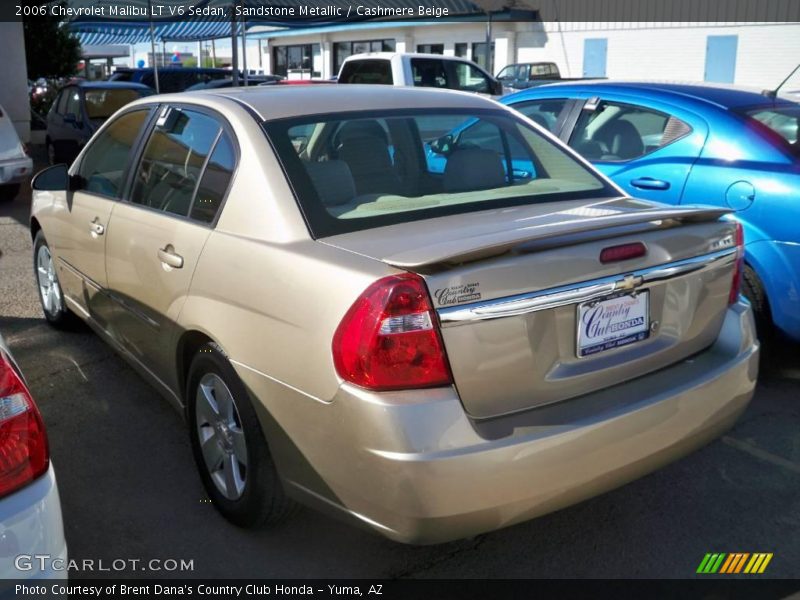 Sandstone Metallic / Cashmere Beige 2006 Chevrolet Malibu LT V6 Sedan