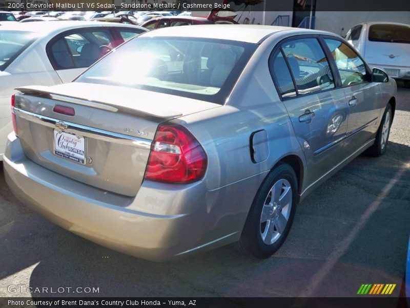 Sandstone Metallic / Cashmere Beige 2006 Chevrolet Malibu LT V6 Sedan