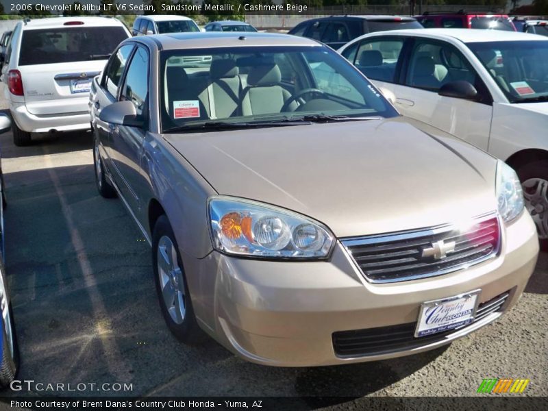 Sandstone Metallic / Cashmere Beige 2006 Chevrolet Malibu LT V6 Sedan