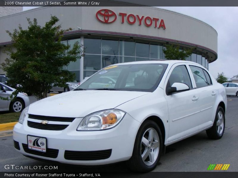 Summit White / Gray 2006 Chevrolet Cobalt LT Sedan