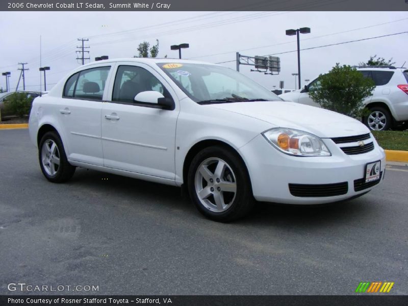 Summit White / Gray 2006 Chevrolet Cobalt LT Sedan