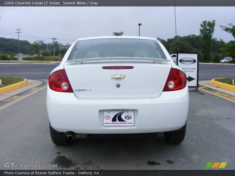 Summit White / Gray 2006 Chevrolet Cobalt LT Sedan
