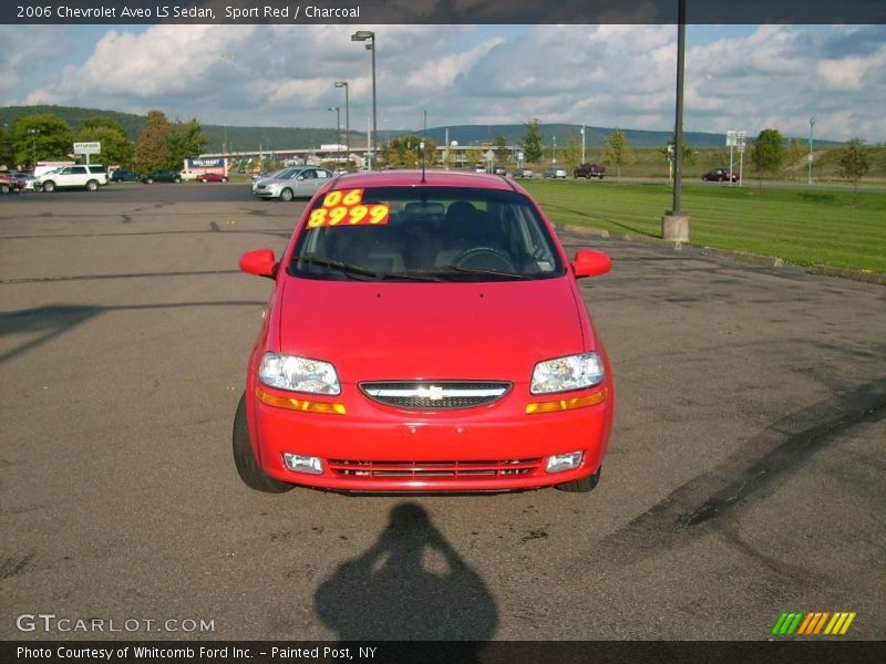 Sport Red / Charcoal 2006 Chevrolet Aveo LS Sedan