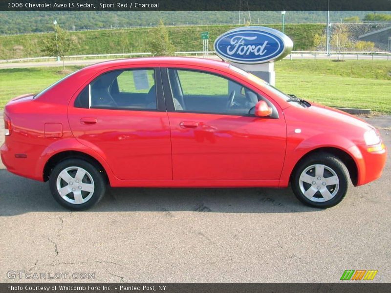 Sport Red / Charcoal 2006 Chevrolet Aveo LS Sedan