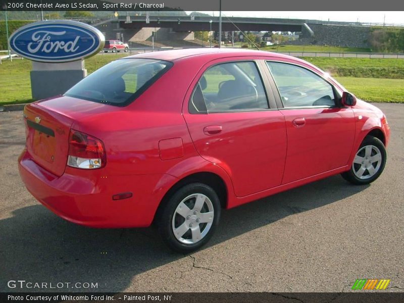 Sport Red / Charcoal 2006 Chevrolet Aveo LS Sedan