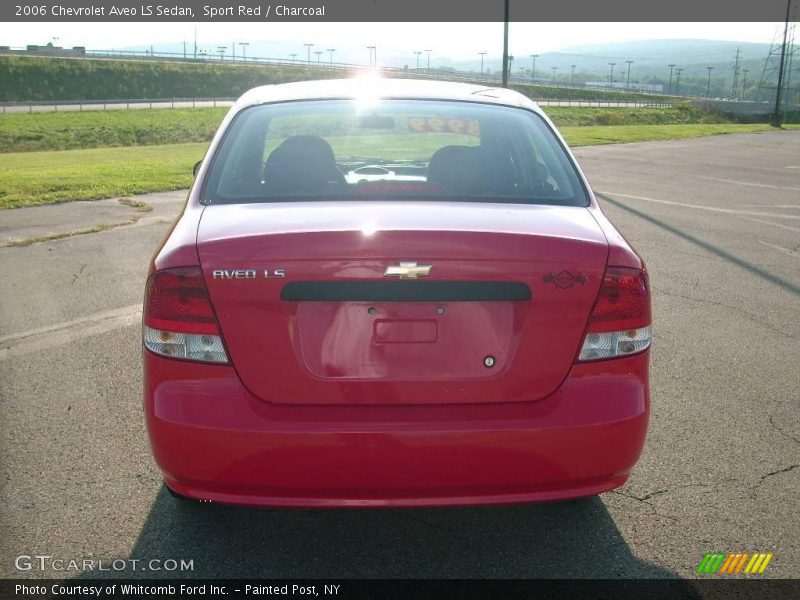 Sport Red / Charcoal 2006 Chevrolet Aveo LS Sedan