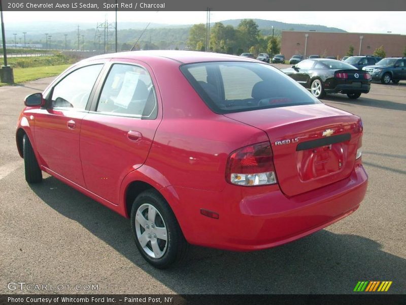 Sport Red / Charcoal 2006 Chevrolet Aveo LS Sedan