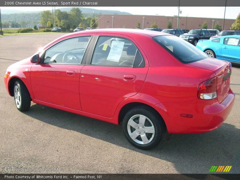 Sport Red / Charcoal 2006 Chevrolet Aveo LS Sedan