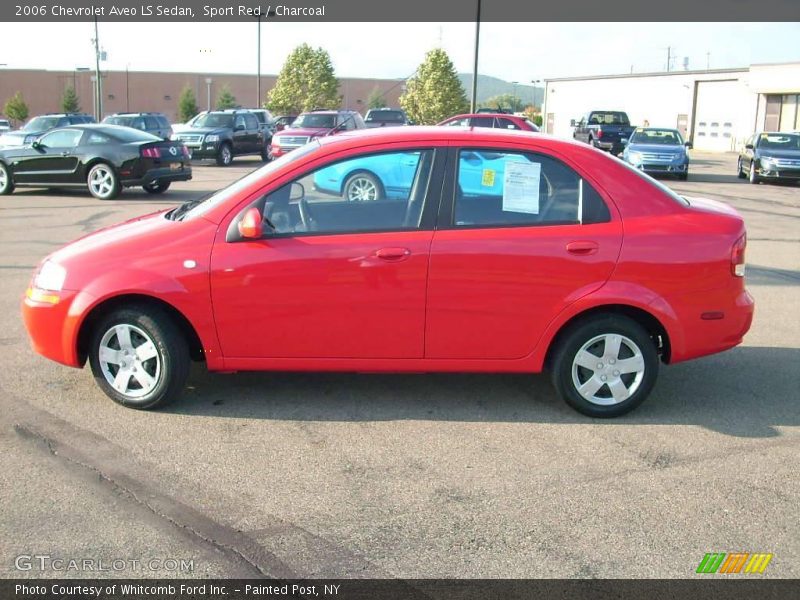 Sport Red / Charcoal 2006 Chevrolet Aveo LS Sedan