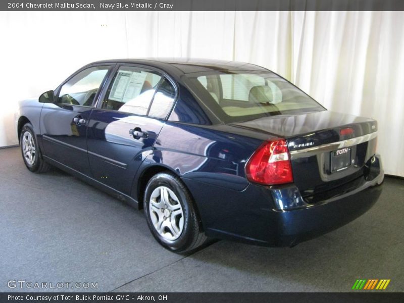 Navy Blue Metallic / Gray 2004 Chevrolet Malibu Sedan