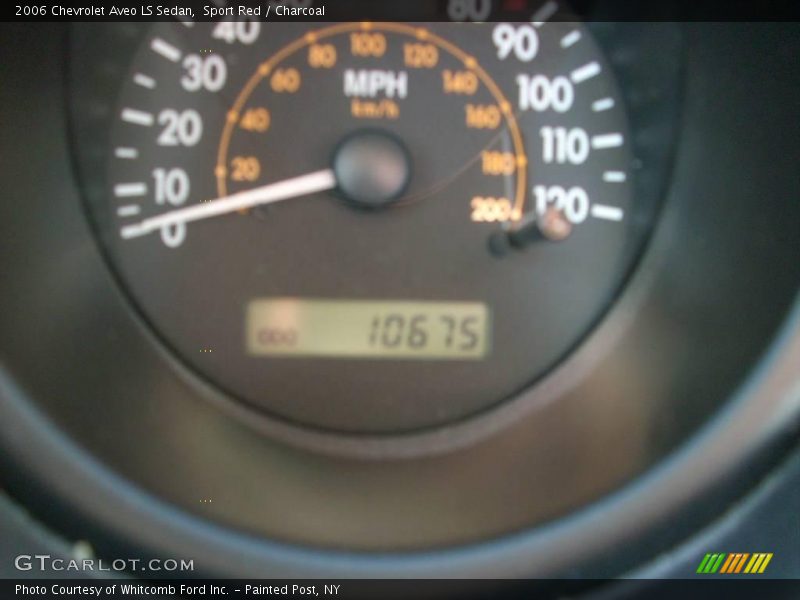 Sport Red / Charcoal 2006 Chevrolet Aveo LS Sedan