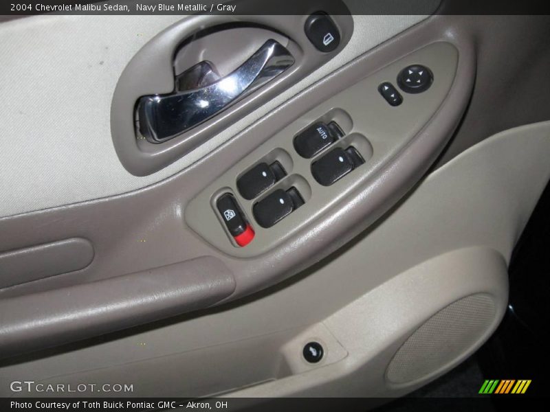 Navy Blue Metallic / Gray 2004 Chevrolet Malibu Sedan