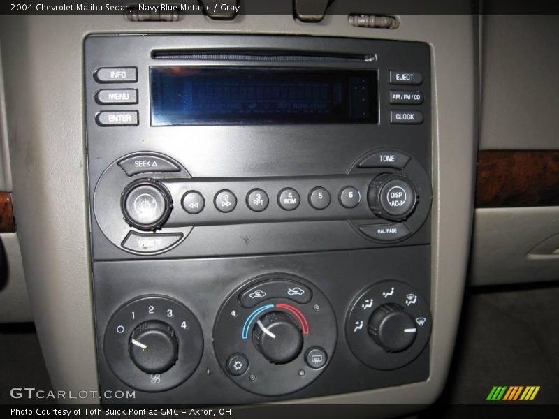 Navy Blue Metallic / Gray 2004 Chevrolet Malibu Sedan