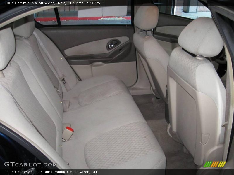 Navy Blue Metallic / Gray 2004 Chevrolet Malibu Sedan