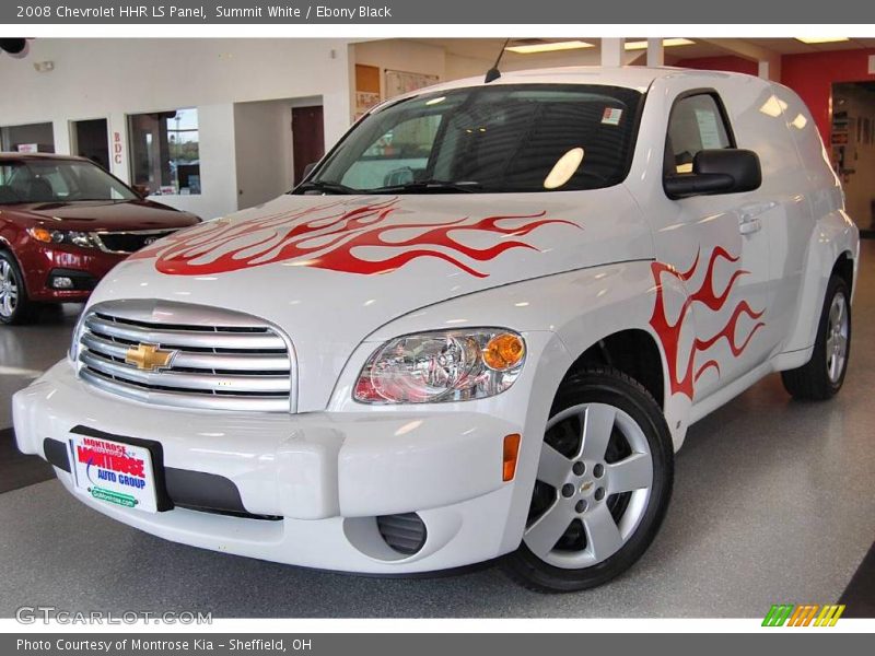 Summit White / Ebony Black 2008 Chevrolet HHR LS Panel