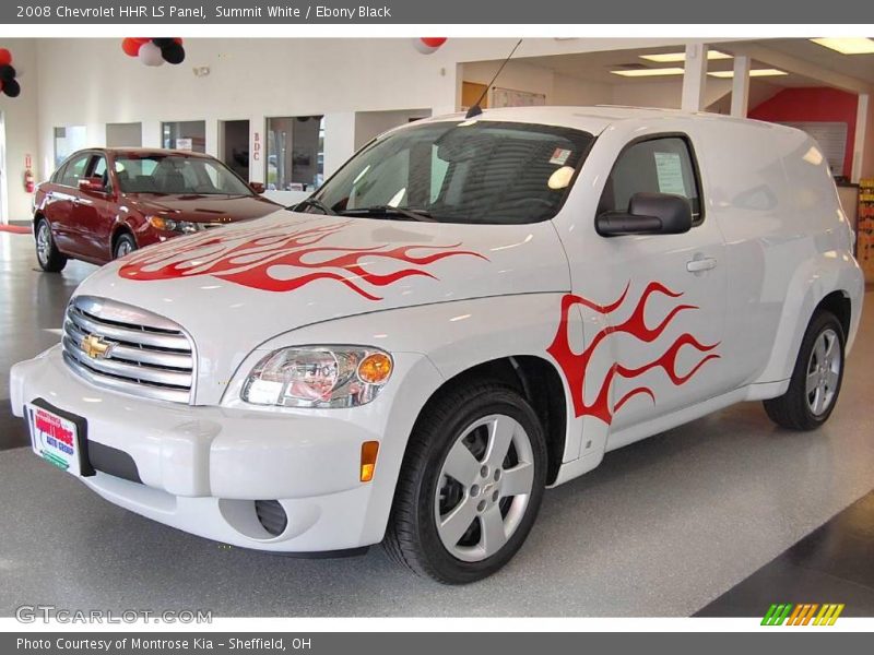 Summit White / Ebony Black 2008 Chevrolet HHR LS Panel
