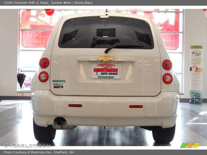 Summit White / Ebony Black 2008 Chevrolet HHR LS Panel