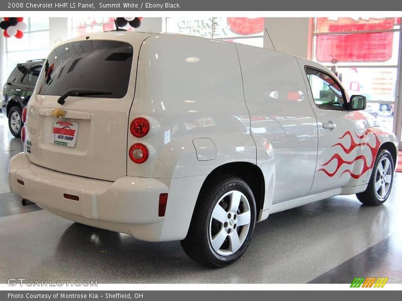 Summit White / Ebony Black 2008 Chevrolet HHR LS Panel