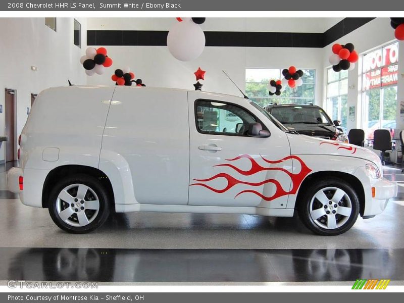 Summit White / Ebony Black 2008 Chevrolet HHR LS Panel