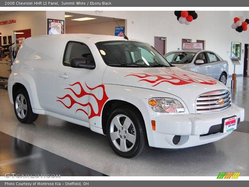 Summit White / Ebony Black 2008 Chevrolet HHR LS Panel
