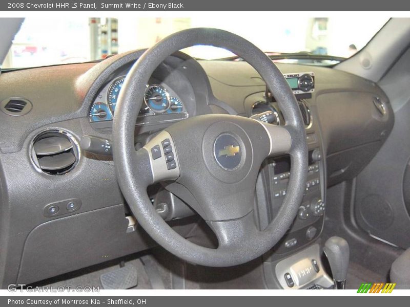 Summit White / Ebony Black 2008 Chevrolet HHR LS Panel
