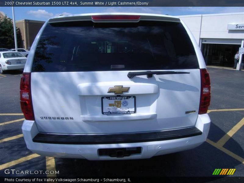 Summit White / Light Cashmere/Ebony 2007 Chevrolet Suburban 1500 LTZ 4x4