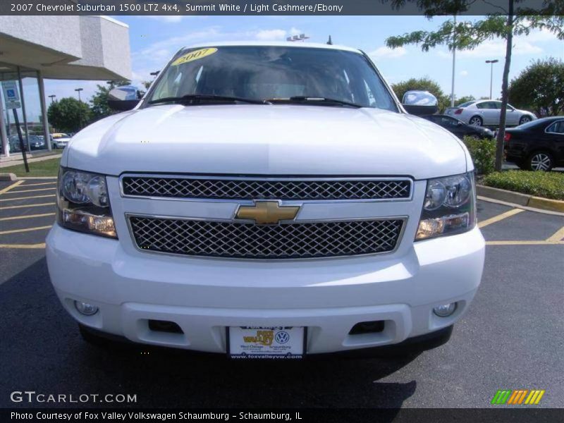Summit White / Light Cashmere/Ebony 2007 Chevrolet Suburban 1500 LTZ 4x4