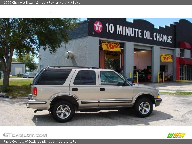 Light Pewter Metallic / Beige 1999 Chevrolet Blazer LS