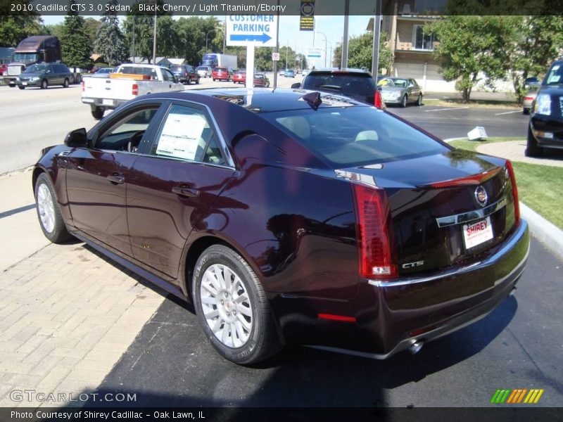 Black Cherry / Light Titanium/Ebony 2010 Cadillac CTS 3.0 Sedan