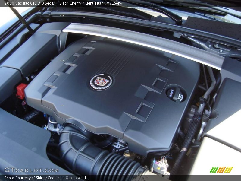 Black Cherry / Light Titanium/Ebony 2010 Cadillac CTS 3.0 Sedan