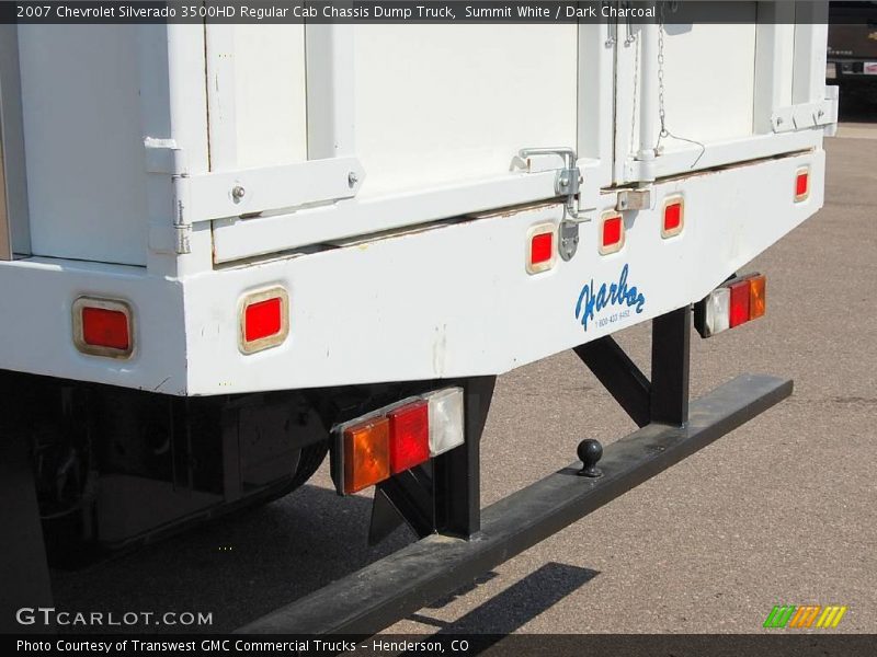 Summit White / Dark Charcoal 2007 Chevrolet Silverado 3500HD Regular Cab Chassis Dump Truck