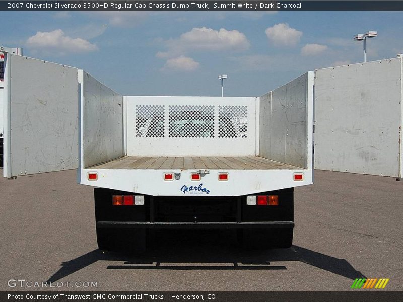 Summit White / Dark Charcoal 2007 Chevrolet Silverado 3500HD Regular Cab Chassis Dump Truck