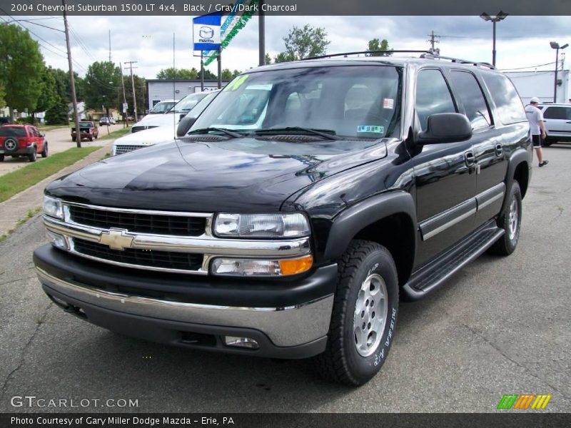 Black / Gray/Dark Charcoal 2004 Chevrolet Suburban 1500 LT 4x4