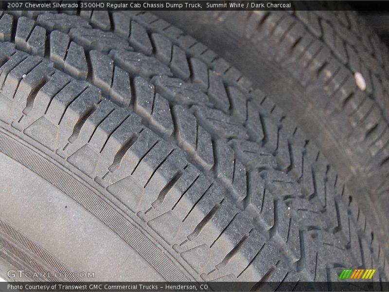 Summit White / Dark Charcoal 2007 Chevrolet Silverado 3500HD Regular Cab Chassis Dump Truck