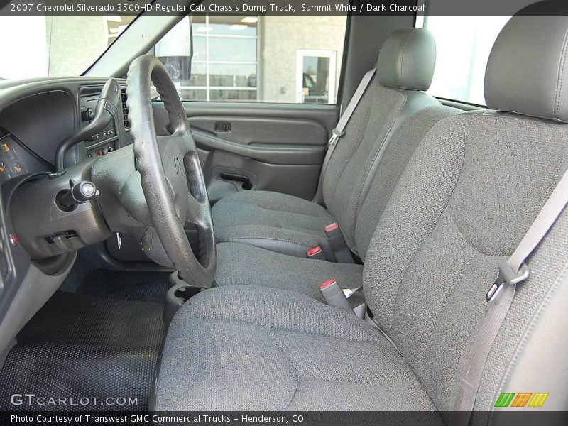 Summit White / Dark Charcoal 2007 Chevrolet Silverado 3500HD Regular Cab Chassis Dump Truck
