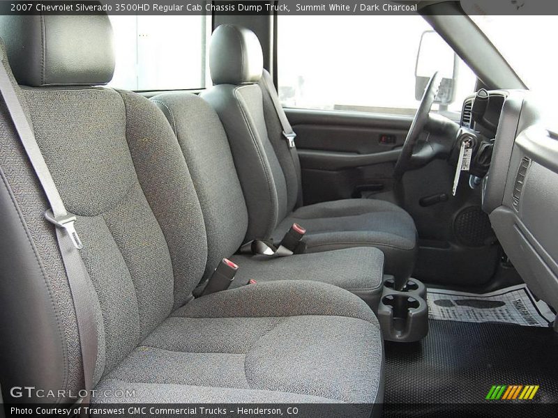 Summit White / Dark Charcoal 2007 Chevrolet Silverado 3500HD Regular Cab Chassis Dump Truck