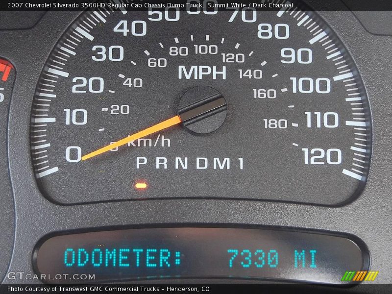 Summit White / Dark Charcoal 2007 Chevrolet Silverado 3500HD Regular Cab Chassis Dump Truck
